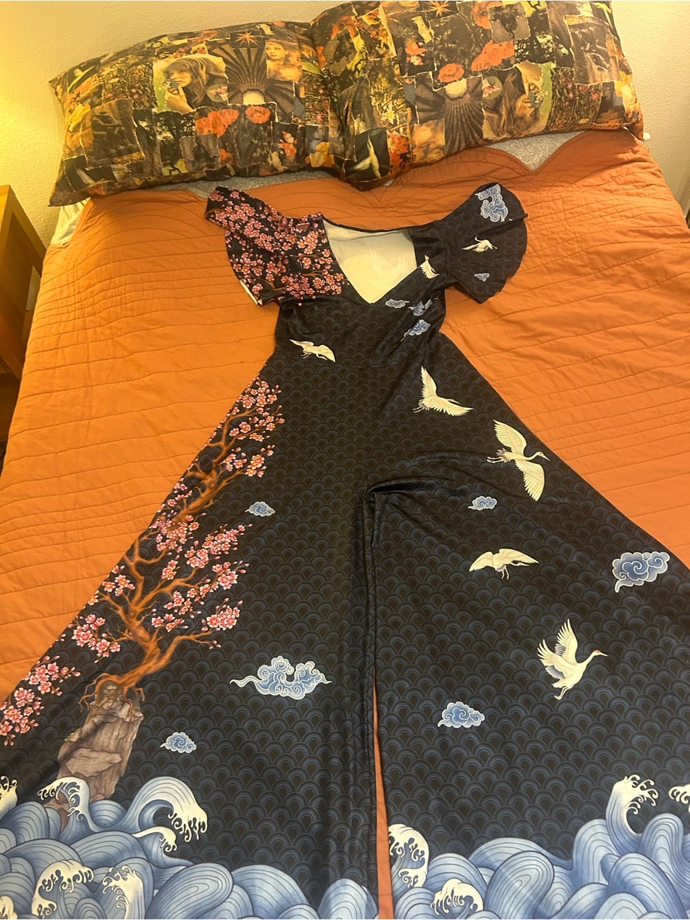 Blackmilk Flight of Tsuru Rio Marilyn Jumpsuit - Picture 9 of 16